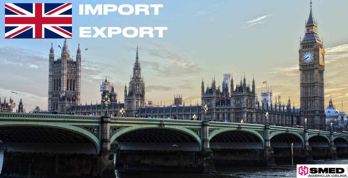 Import z Wielkiej Brytani